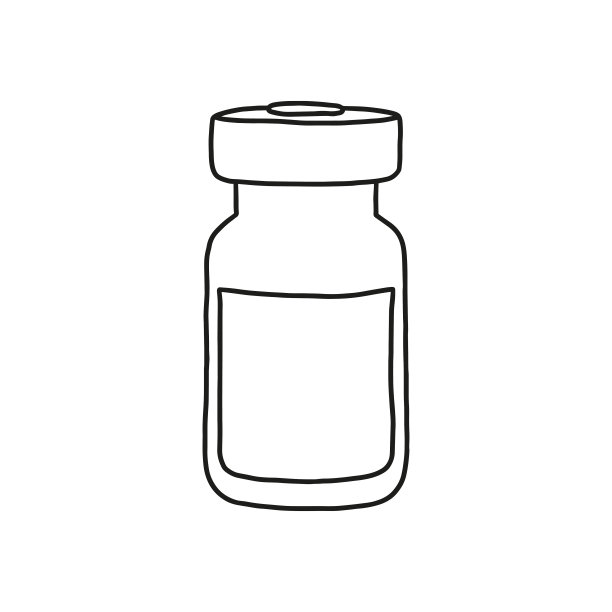 大纲疫苗瓶。图片下载