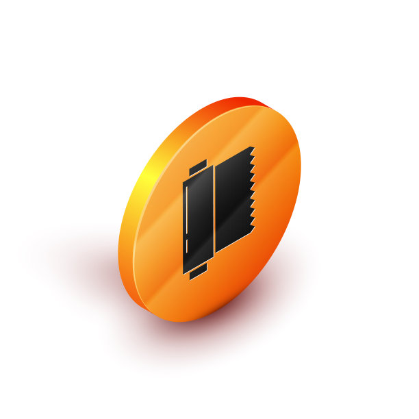 等距纺织物布辊图标孤立上图片下载