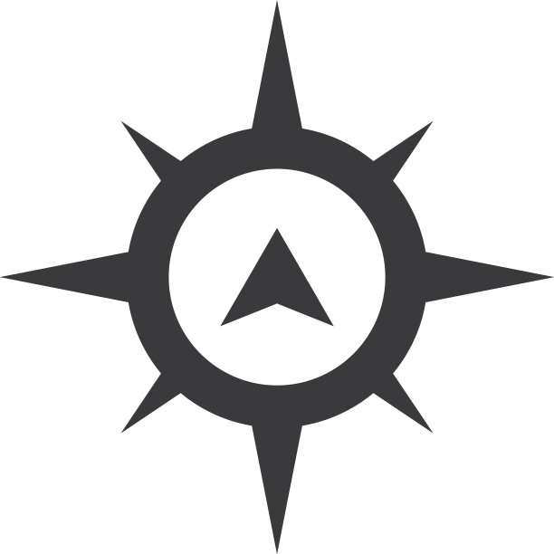 指南针logo模板图片下载