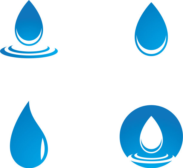 水滴标志模板图片下载