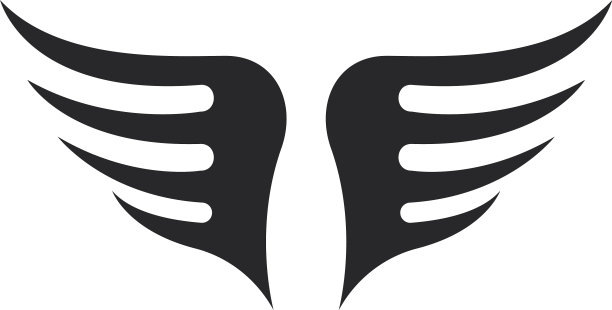 猎鹰翼标志模板图片下载