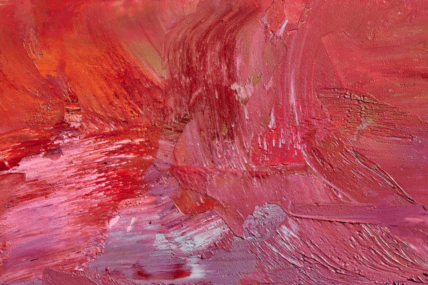 油质地仿-粉红色，橙色和黄色背景图片下载