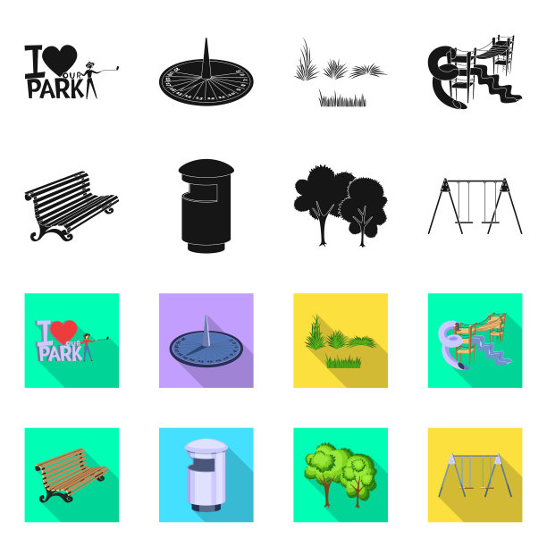 设计城市和街道标志图片下载