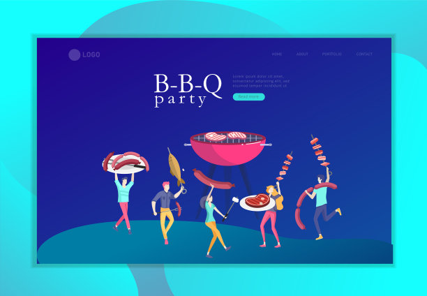 登陆页面模板人们准备烧烤图片下载