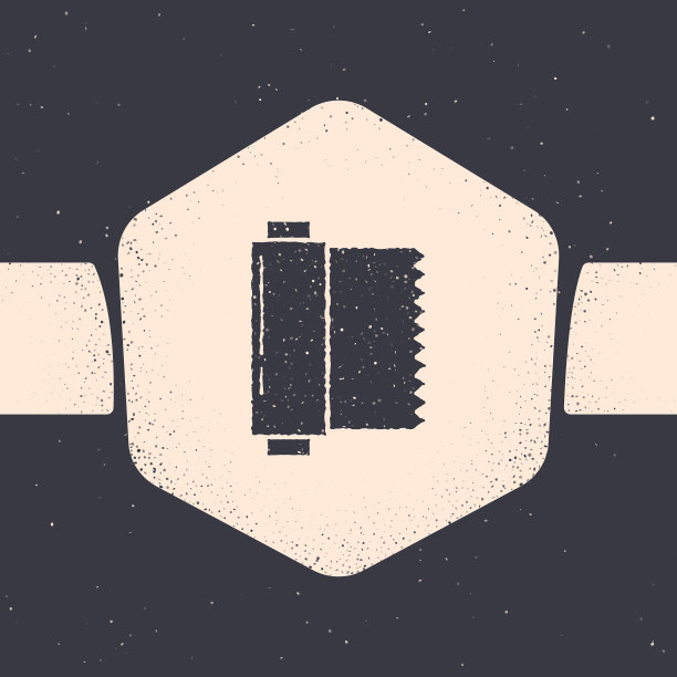 垃圾纺织品面料辊图标孤立的灰色图片下载