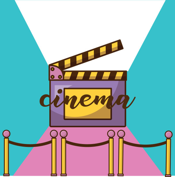 电影院隔板上方蓝色背景设计图片下载