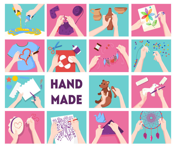 手工制作的图标集图片下载