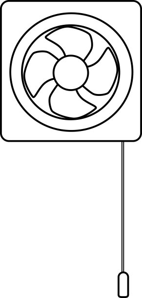 通风风机的插图材料图片下载
