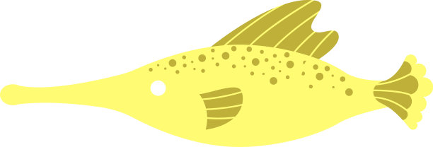 黄色的鱼只配白色的图片下载