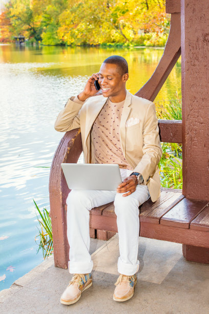 商人户外工作图片下载