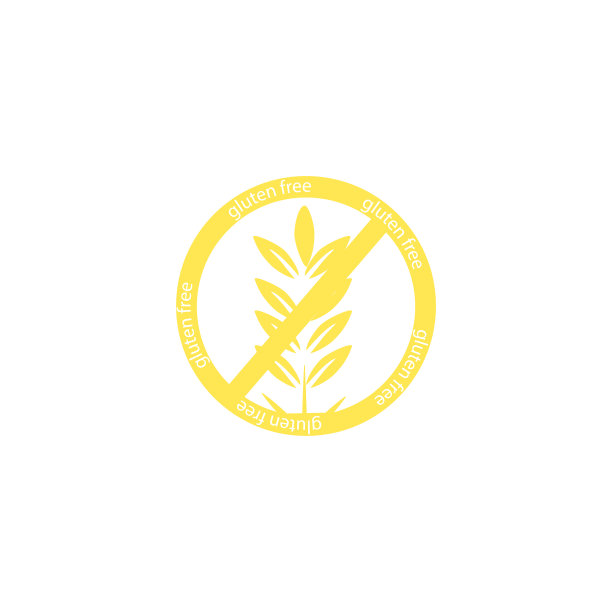 无谷蛋白图标孤立在白色背景图片下载