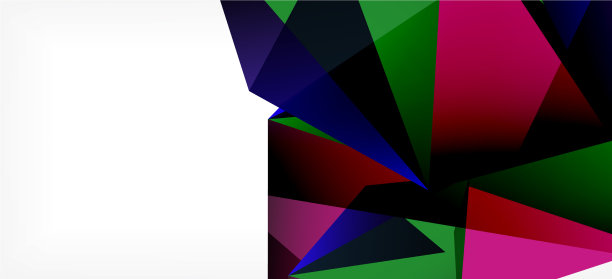 三角形几何背景在时尚的风格上图片下载