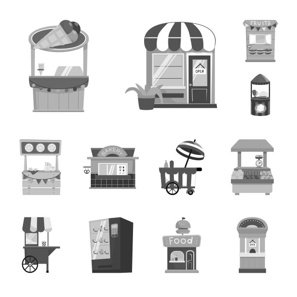 服务和店面标志图片下载