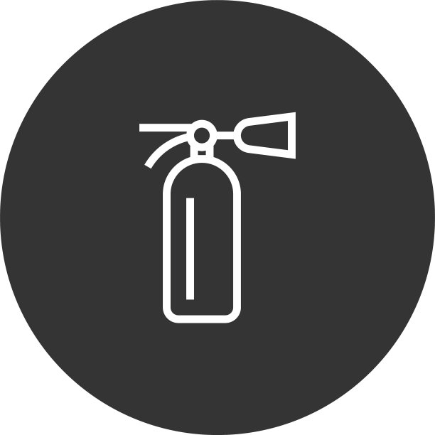 网页现代风格灭火器图标图片下载
