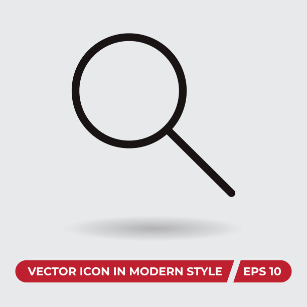 缩放图标在现代风格的网站和移动图片下载