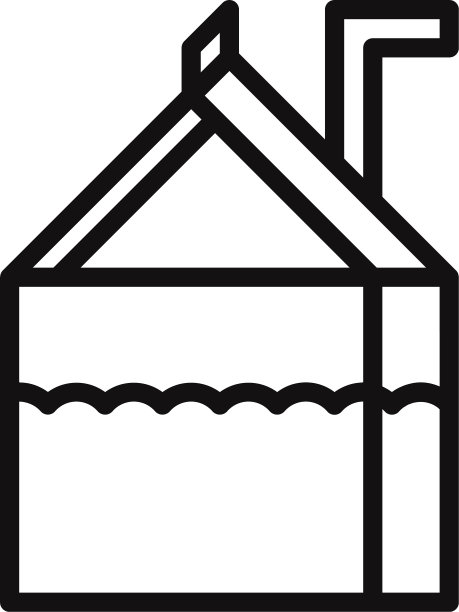 牛奶图标在现代风格的网站和手机图片下载