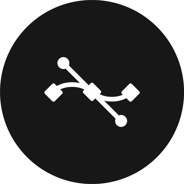 S曲线图标简单的标志网站和手机图片下载