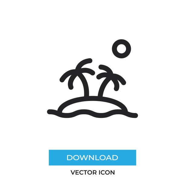 岛图标简单的汽车标志图片下载