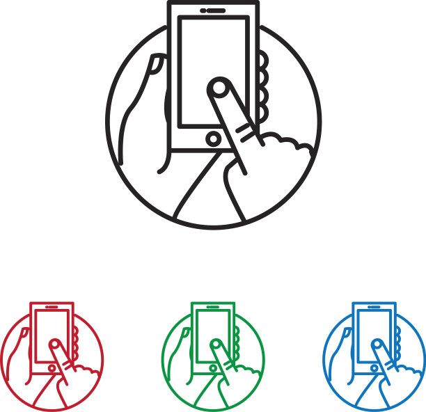 智能手机图标图片下载