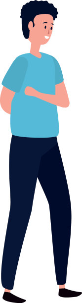 年轻人化身的角色图标图片下载