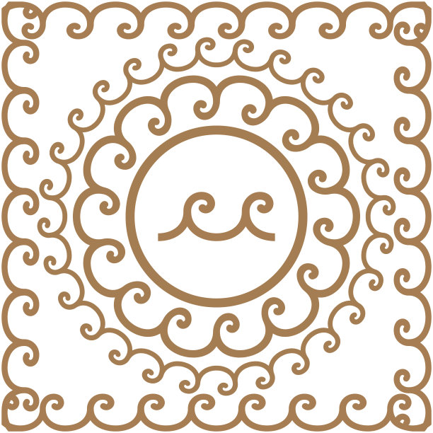 古希腊框架图案，源自希腊的一套古色古香的边框图片下载