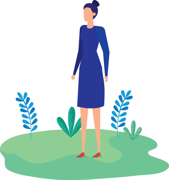 优雅的女商人在外地工作图片下载