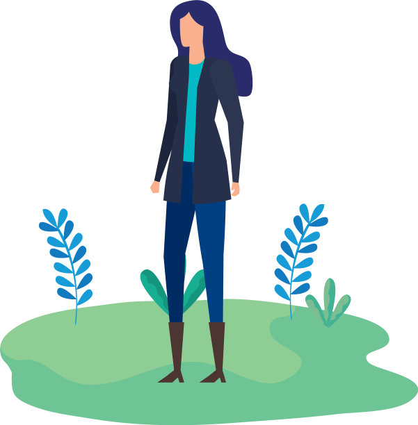 优雅的女商人在外地工作图片下载