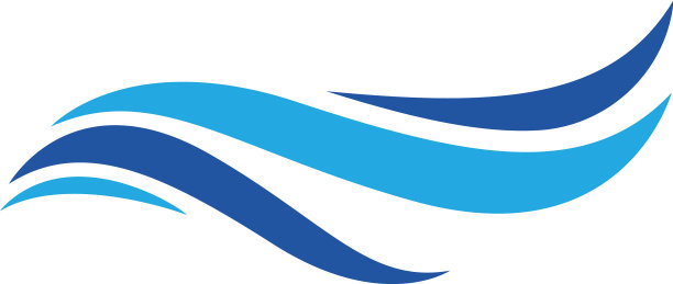 水波符号和图标标志模板图片下载