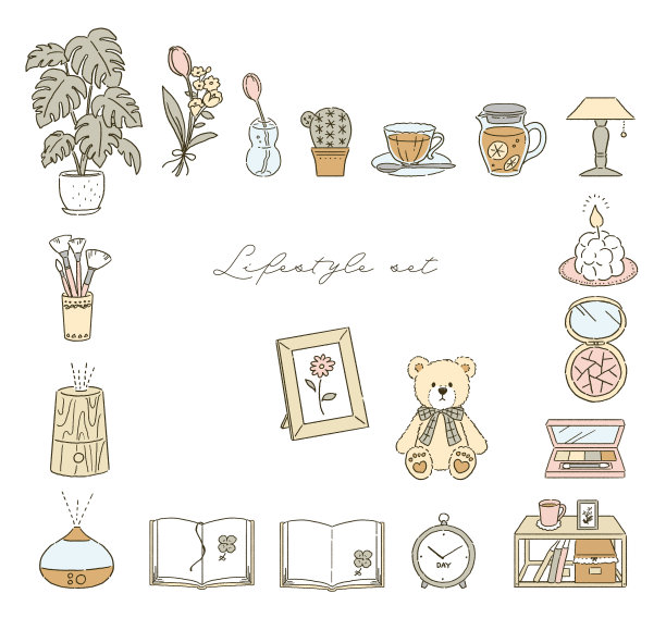 一个独自住在房间里的女人的美丽插图图片下载