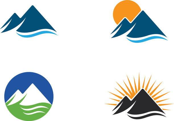 山峰Logo模板图片下载