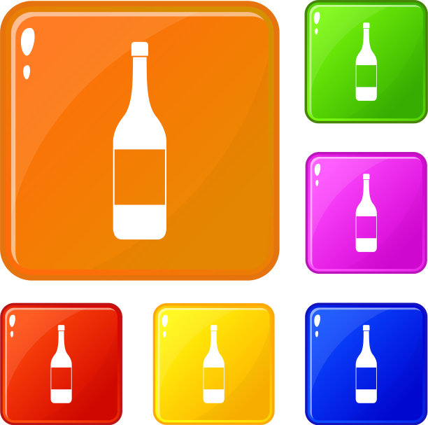 酒瓶图标设置颜色图片下载