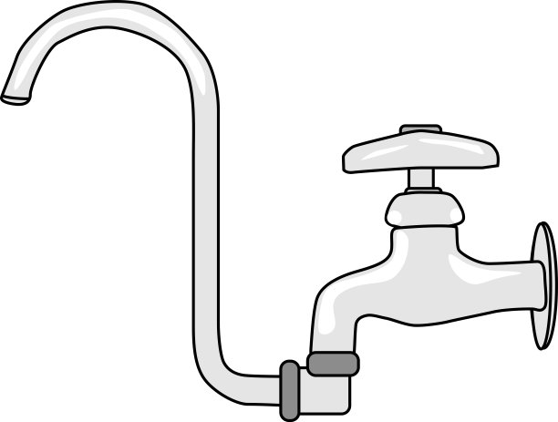 自来水龙头插图材料图片下载