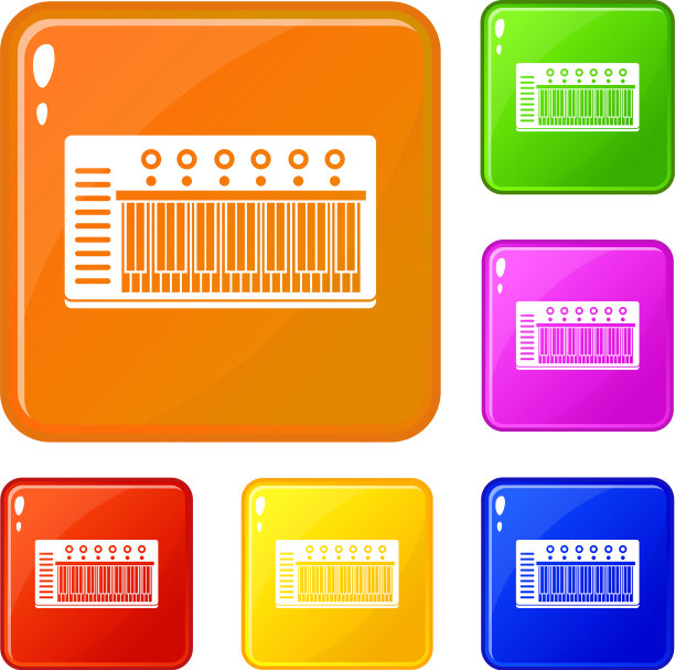 电子合成图标设置颜色图片下载