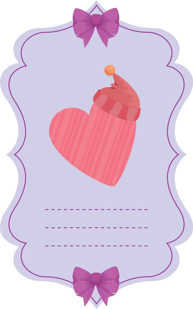 婴儿淋浴卡与心的爱图片下载