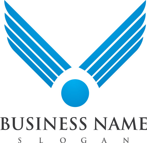 猎鹰鹰鸟标志模板图片下载