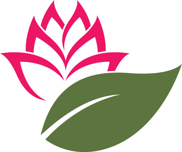 荷花设计logo图片下载