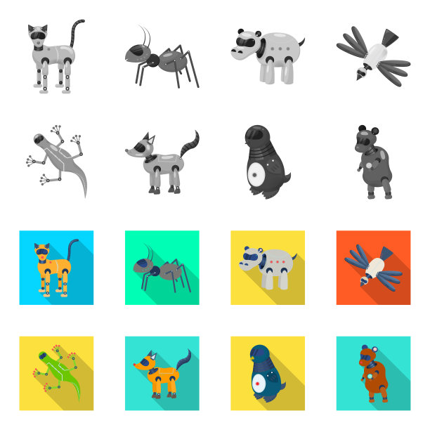 设计玩具与科学符号套装图片下载