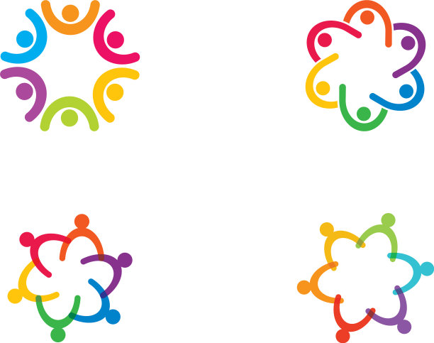 社区关怀标志模板图片下载