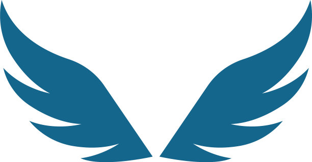 猎鹰翼标志模板图片下载