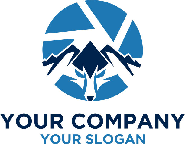 动物自然摄影标志设计图片下载