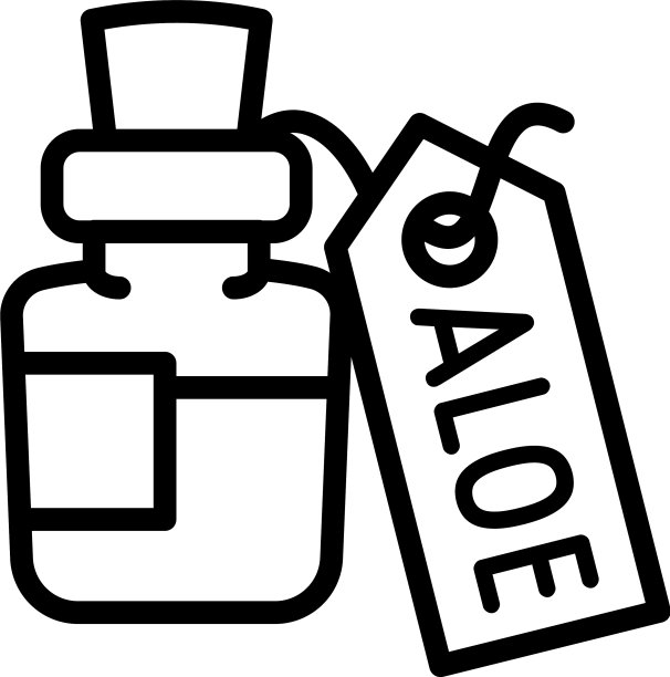 芦荟滴管图标轮廓风格图片下载