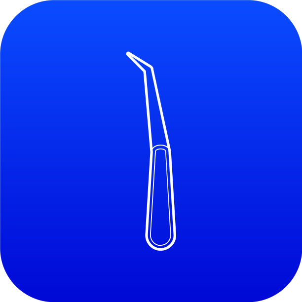 牙科电梯图标蓝色图片下载