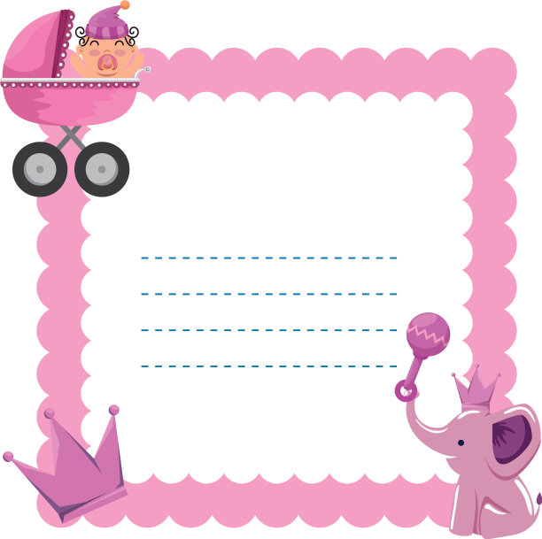 婴儿淋浴卡与设置图标图片下载