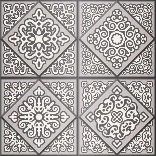 抽象装饰图案瓷砖收藏图片下载