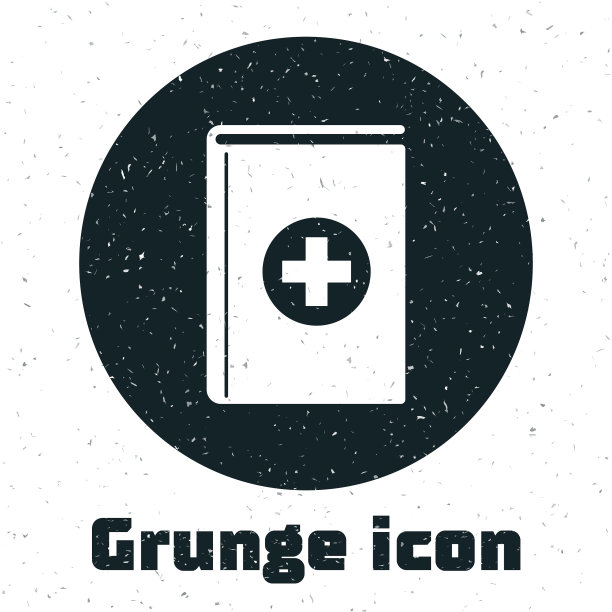 垃圾医学书图标孤立在白色图片下载