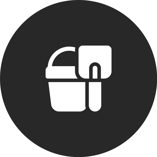 沙桶和铲图标图片下载