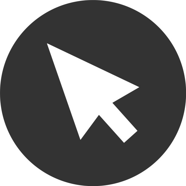 白色背景上的光标图标图片下载