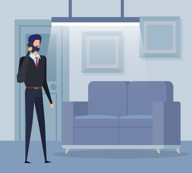 商人在用智能手机打电话图片下载