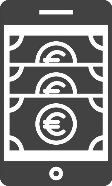 手机黑色轮廓图标图片下载