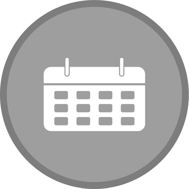 日历符号多色背景图片下载